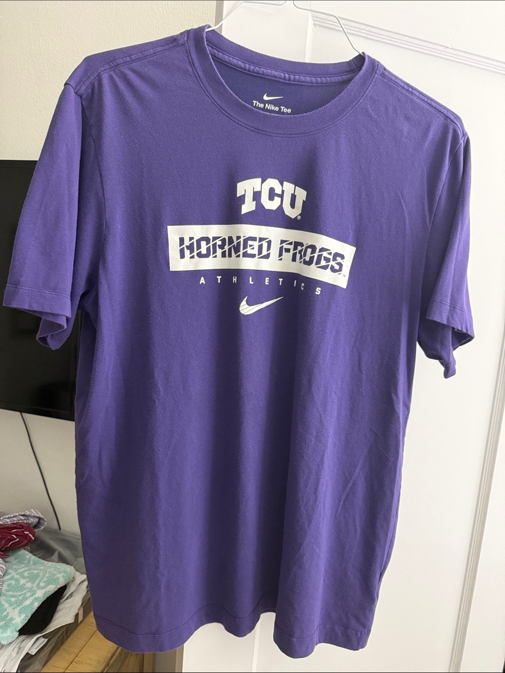 Nike Purple TCU Horned Frogs NIKE DRI FIT T-SHIRT